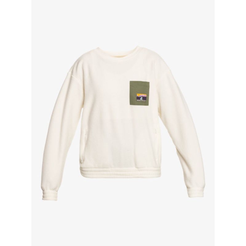 

Australian Fashion Brand R * Xy Simple Casual Zip-up Pocket Fleece-lined Hoodie Women s Milky White/Defects XL