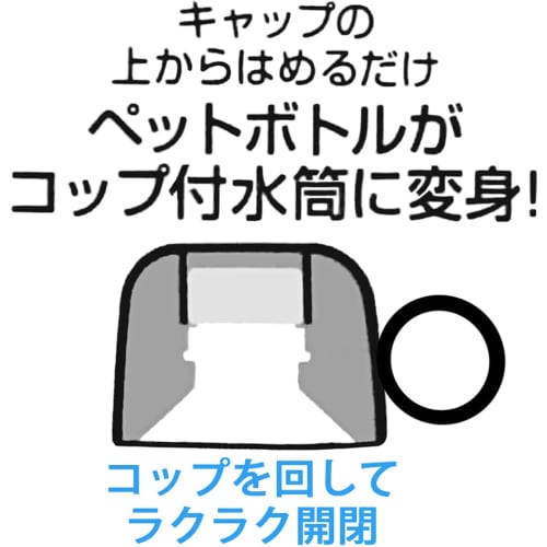 Skater Plastic Bottle Cap Cup Pikachu Face 21 CPB1-A