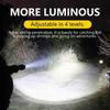 3000LM 6 LED Flashlight 4 Modes USB Rechargeable Torch Super Bright Outdoor Camping Light with Magnetic Emergency Work Lamp