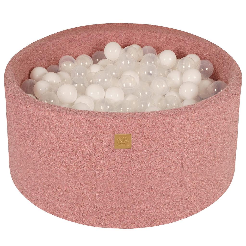 Piscina di palline rotonda MeowBaby® Boucle rosa