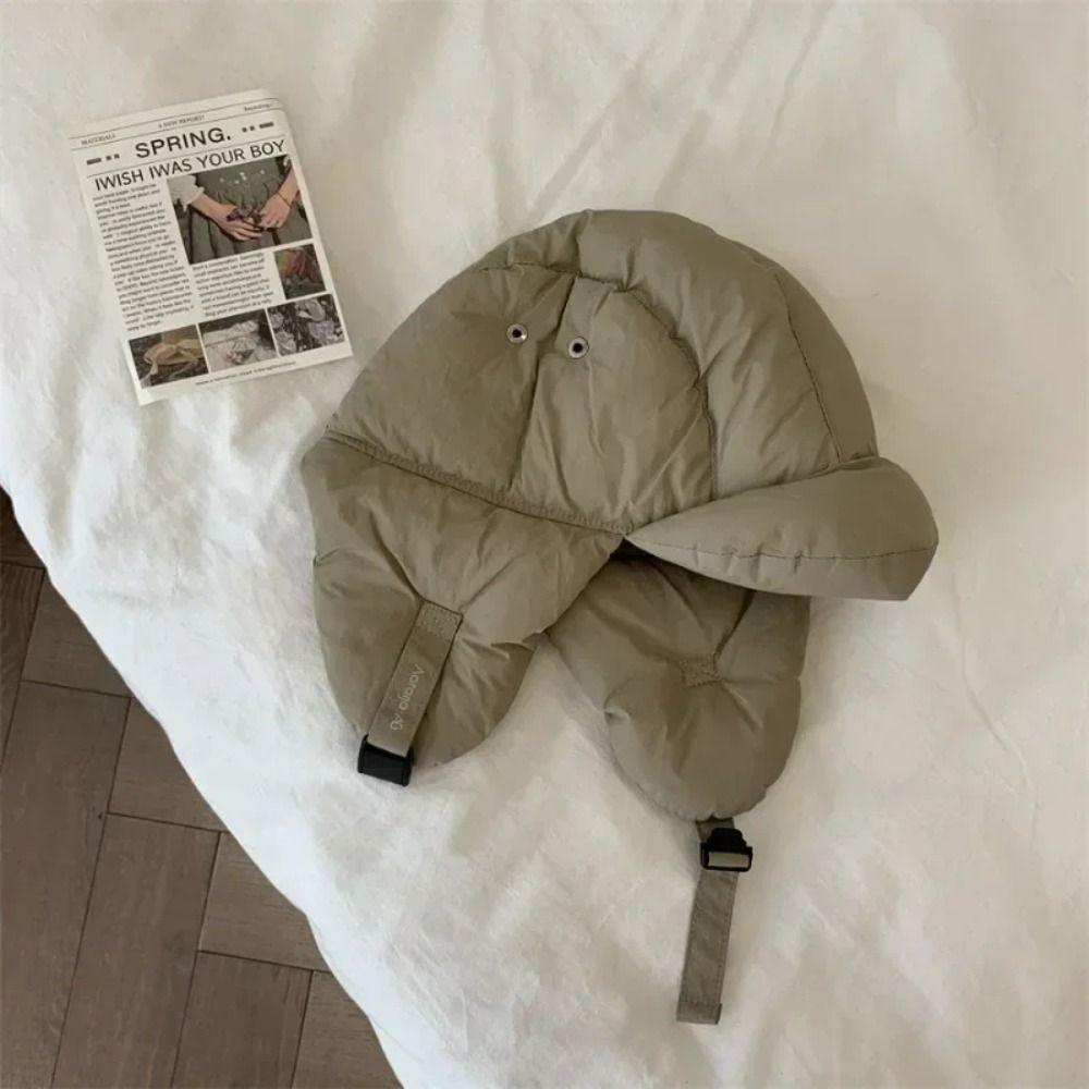 

Ear Protection Skiing Bomber Hat Windproof Riding Cap Retro Flying Hats Outdoor хакі