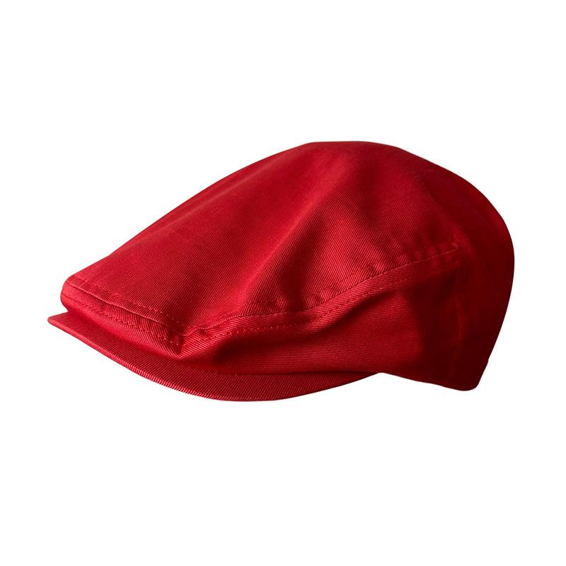 Spring Summer New Big Size Cotton Artistic Painter Berets Men Outdoor Women Flat Top Peaked Cap Fashion Forward Hat 58cm 60cm