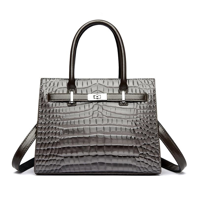 2026 New Crocodile Embossed Women Bag - Versatile Crossbody & Single Shoulder PU Leather Purse