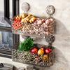 Suction Cup Bathroom Shelf No Drill Wall Mount Corner Shower Shelf Shampoo Holder Shower Caddy Drain Basket Bathroom Organizer
