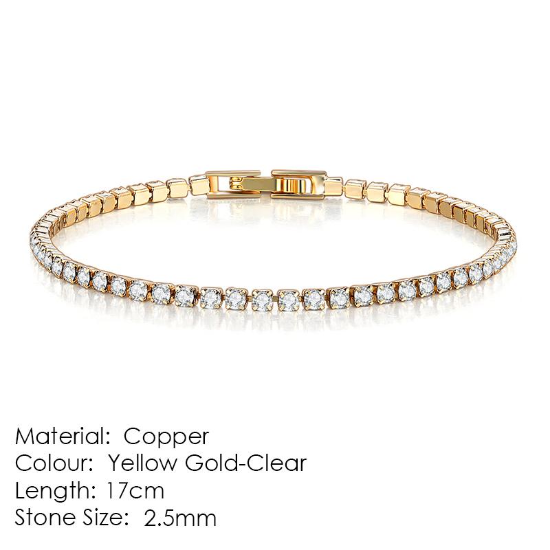 

DIY Making Bracelet For Women Zircon Gold Color Stainless Steel Chain Handmade New Design Fashion Zircon Accessories Wholesale