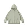 RUIIENRS X Ropucha 2026 Spring Autumn Solid Color Hooded Zip Up Sweatshirt for Men 