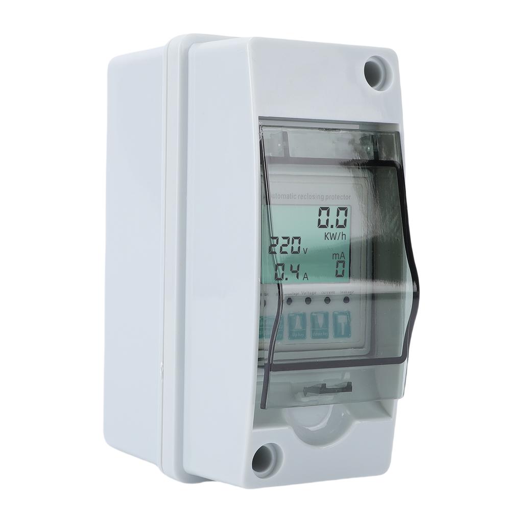 Smart Circuit Breaker with Distribution Box Miniature Single Phase Din Rail Mount Automatic Reclosing Over Under