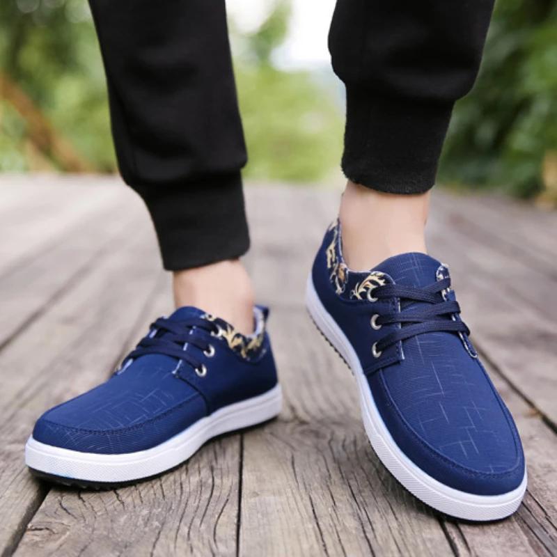 Trend Herren Freizeitschuhe Blumenmuster Canvas Schuhe 2024 Sommer Herren Slipper Low-Top Laufschuhe Leicht Atmungsaktiv Herren Arbeitsschuh