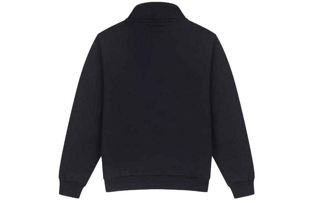 Converse Sweatshirts Men's Black Stand Collar Moderate Regular 10025910-A03
