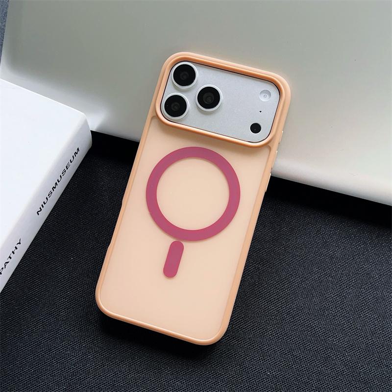 for Magnetic Matte Acrylic Case for For Iphone Air 17 Pro Max 16 15 14 Plus 13 12 11 Pro Max Shockproof Hard PC Cover hoesje