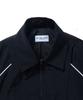 Ten Past Seven Contrast Piping Blouson Jacket - Black