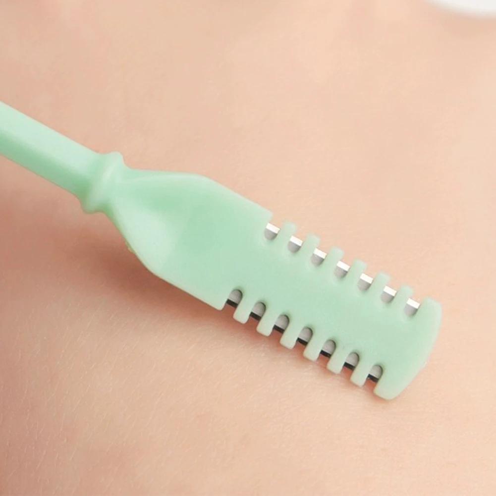 3pcs Double Nose Hair Scissors Nose Hair Trimmer Manual Nose Hair Removal Tool Double-sided Blade Hair Removal Accessories