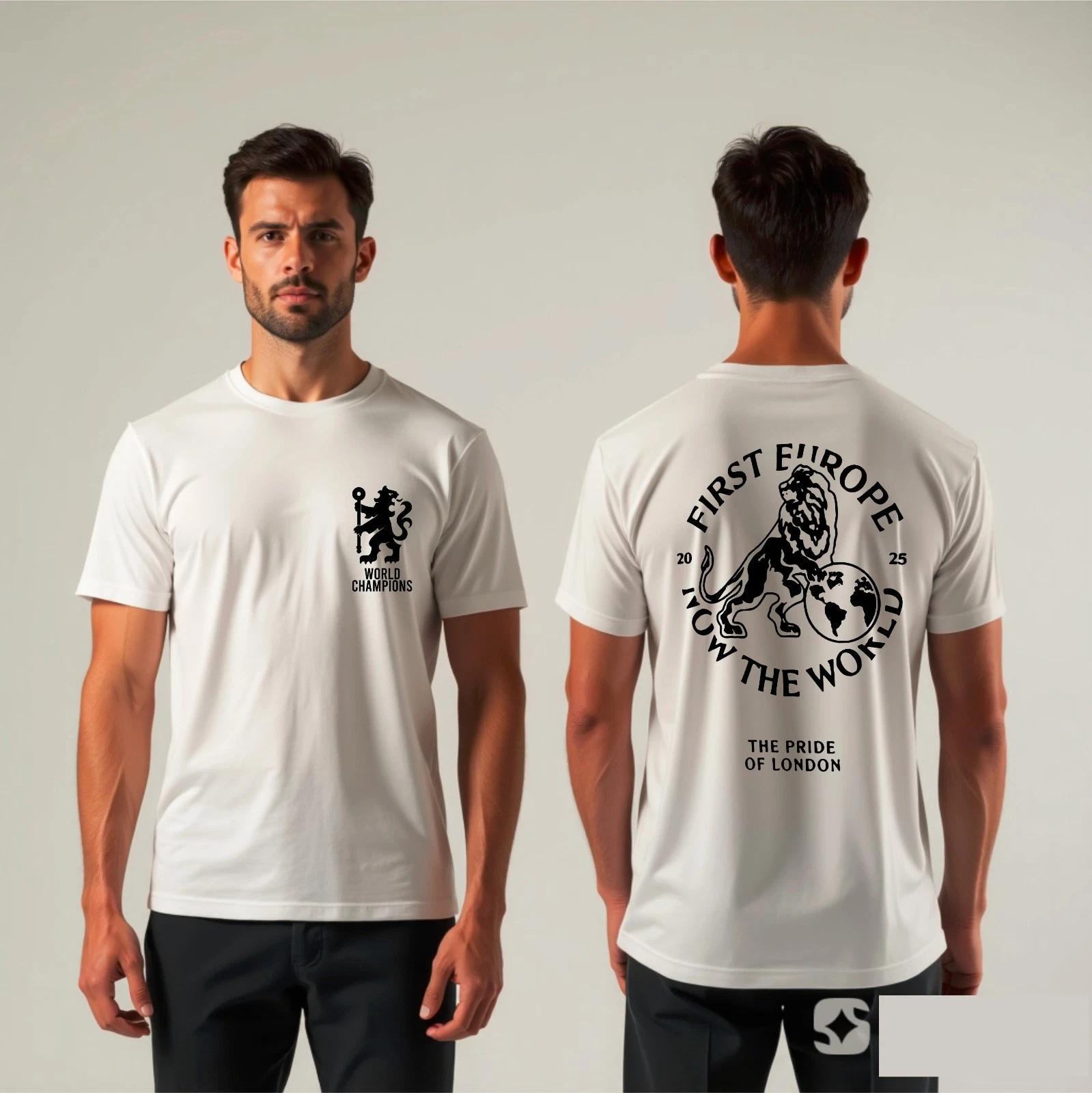 First Europe World Champions Pride London FC Football Club 2025 Winner T-Shirt 4XL