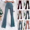 Corduroy Wide Leg Flare Pants In Multiple Colors