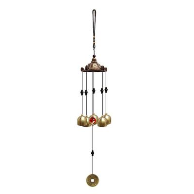 Outdoor Kupferglocken Windspiele Kreativ Retro Garten Hof Dekoration DIY Zuhause Glücksbringer Anhänger