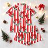 Women's Christmas Pajama Set Short Sleeve Button Down Shirt and Shorts Sleepwear