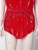 S-3XL Women‘s Waterproof Romper Sleeveless Back Zipper Elastic Waist Press Button Crotch Jumpsuit for Pool Party Nightclub