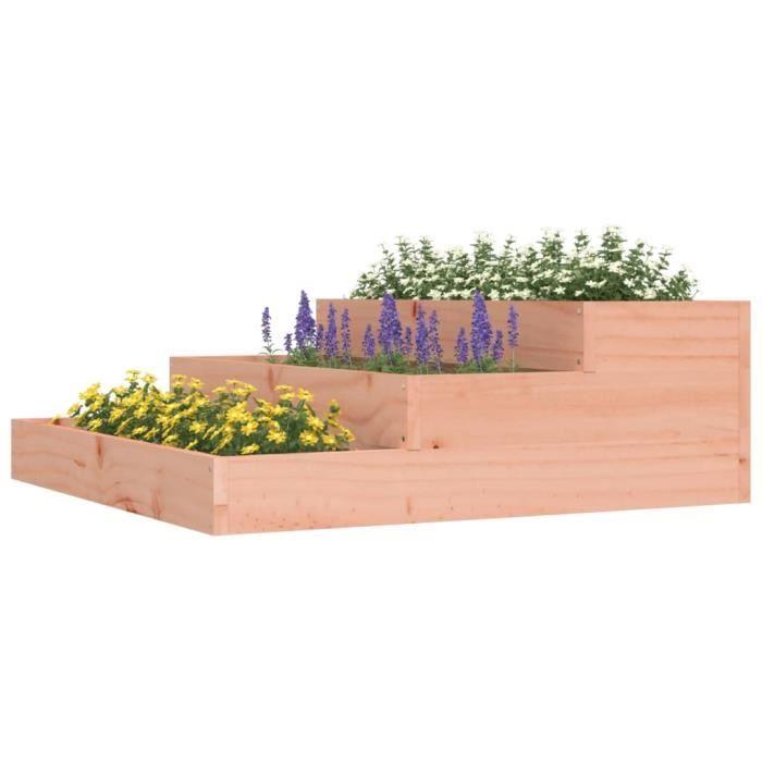 VidaXL Jardinière 78x78x27 cm Bois de douglas massif 823911