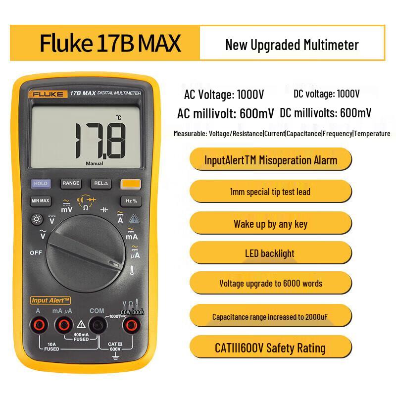 Fluke FLK-17B MAX Digital Multimeter (CN Version)