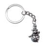 Merry Christmas Keychain Letter Charm Holiday Key Holder 28mm Ring