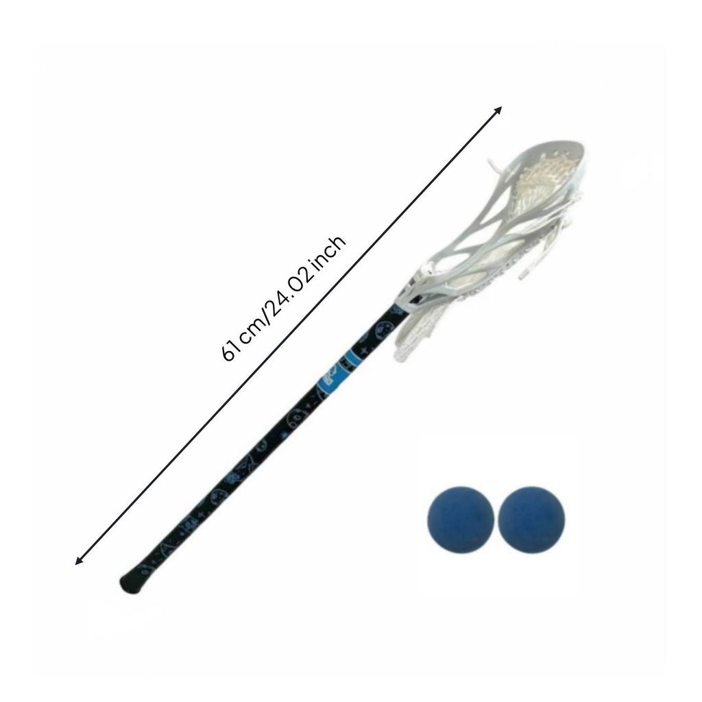 Metal Shaft Crosse White Netting with Netted Head Smooth Finished Team
