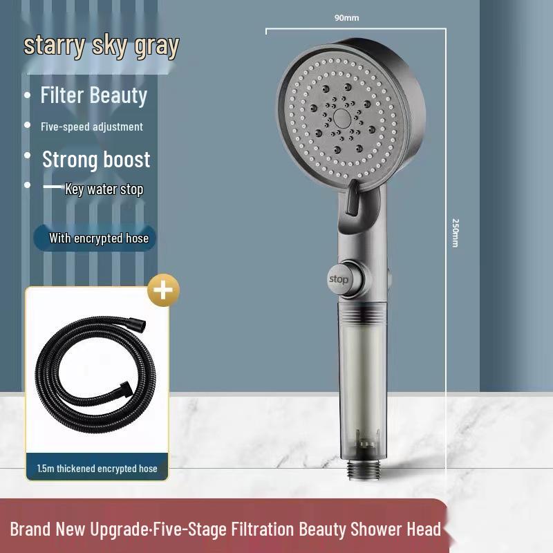 Black Friday Multi-Function Black Shower Set - High-Pressure and Large Water Flow