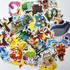Premium Quality Pokemon Stickers Collection Featuring Mimikyu Pikachu Bulbasaur Sun Moon