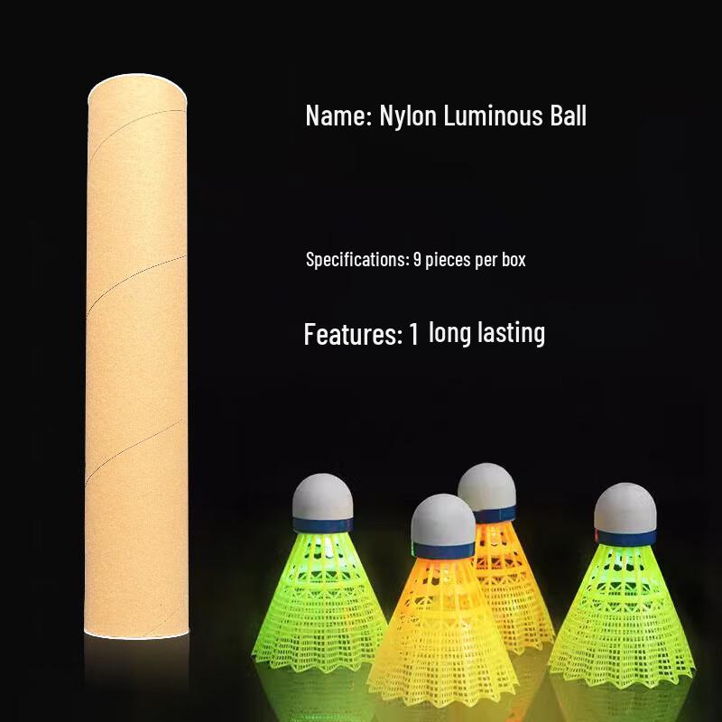 Benxin Luminous Nylon Badminton Shuttlecocks