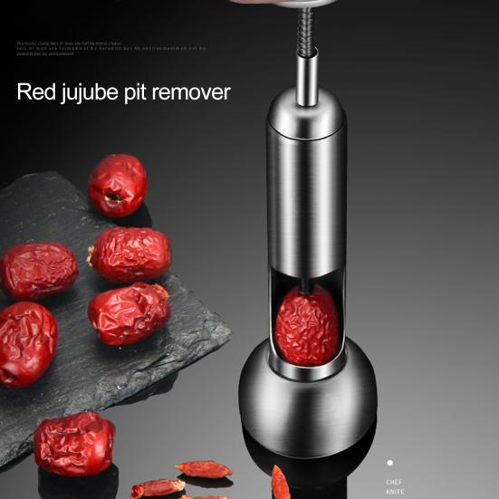 

Jujube Corer Прочный инструмент из нержавеющей стали для вишневых косточек Эффективное универсальное средство для удаления фруктовых косточек для дома