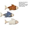 3 Pcs Rustic Wood Fish Wall Art Beach Nautical Wall Hanging Decor Ocean Fish Wall Sculpture for Home Bathroom Living Room