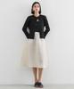 Pleats Mood Horn Pleated Midi Skirt