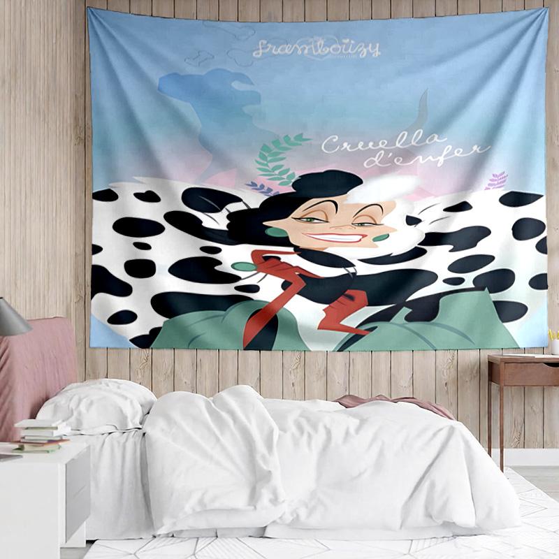 Dalmatian Paws And Collar Tapestry, Unique Design Tapestry, Suitable for Bedroom,Livingroom, Playroom,Heartwarming Fan Holiday Gifts