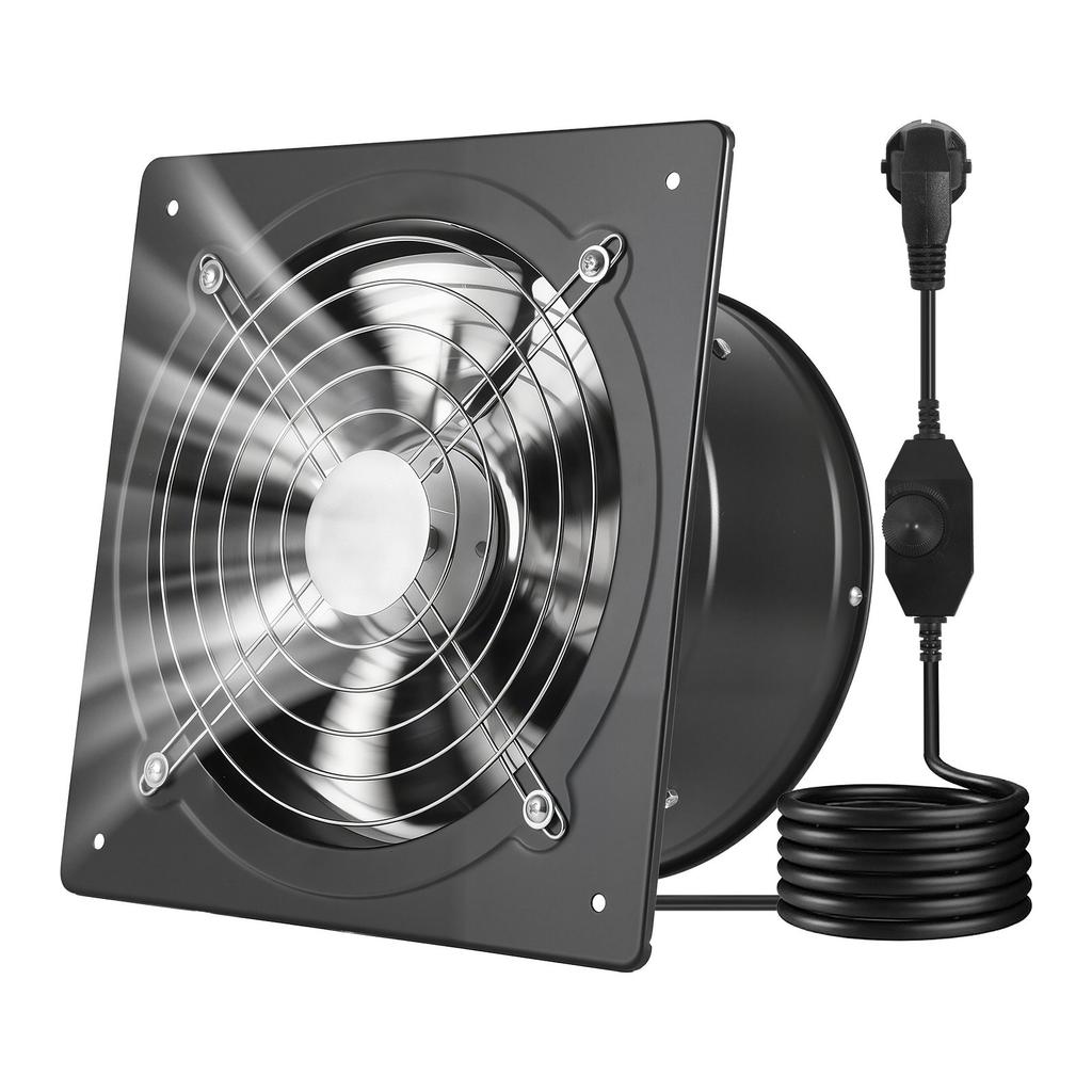 VEVOR 25.4 cm Exhaust Fan, 988 CFM High Velocity Wall Mount Vent Fan with Speed Control, Low Consumption, Portable Ventilation Extractor for Attic