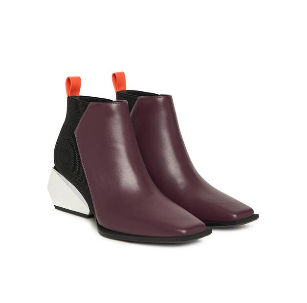 United Nude Ricky Mid Ankle Boots 1095092316 Burgundy