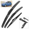 Ștergătoare Față și Spate Pentru Toyota Yaris P9 Hatchback Fabricat în Franța 2005-2011 Lame Ștergătoare Parbriz Parbriz Geam 24"+16"+12"