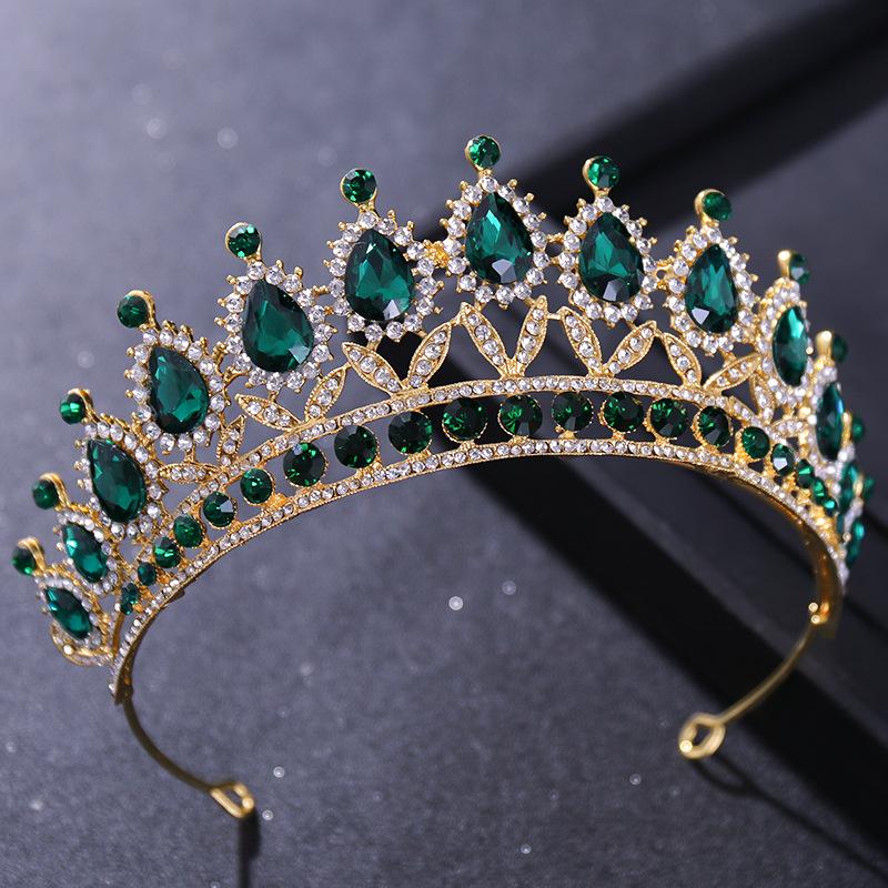 European and American Bride's Crown Headwear Hair Crown Accessories Evening Gowns Princess Style Hair Accessories