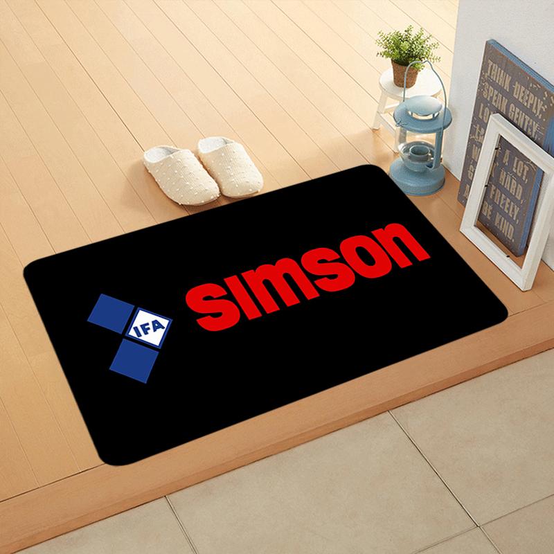 Floor Mat Simsons Motor Non-slip Foot Rug for Entryway Hallway Carpet Kitchen Water Absorbed Rugs Fluffy Bedside Mats Home Decor
