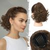 Womens Matte Curly Ponytail Hair Extensions Natural Fluffy Large Wave Synthetic