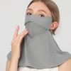 Anti-UV Ice Silk Sunscreen Mask Neck Protection Facial Gini New Bandana Scarfs  Outdoor Sports