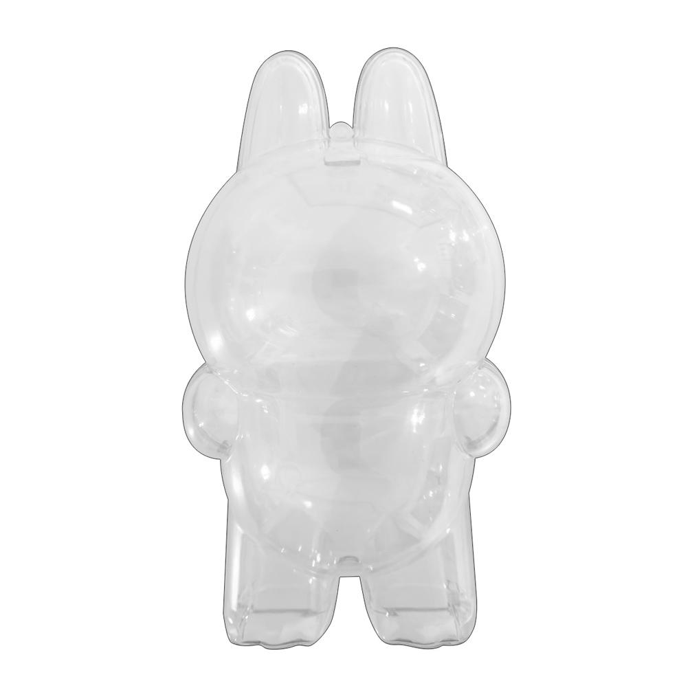 For Labubu Fall In Wild Transparent Protective Case Storage Case For Plush Dolls Display Bag No Doll Portable Cable Organizer Box