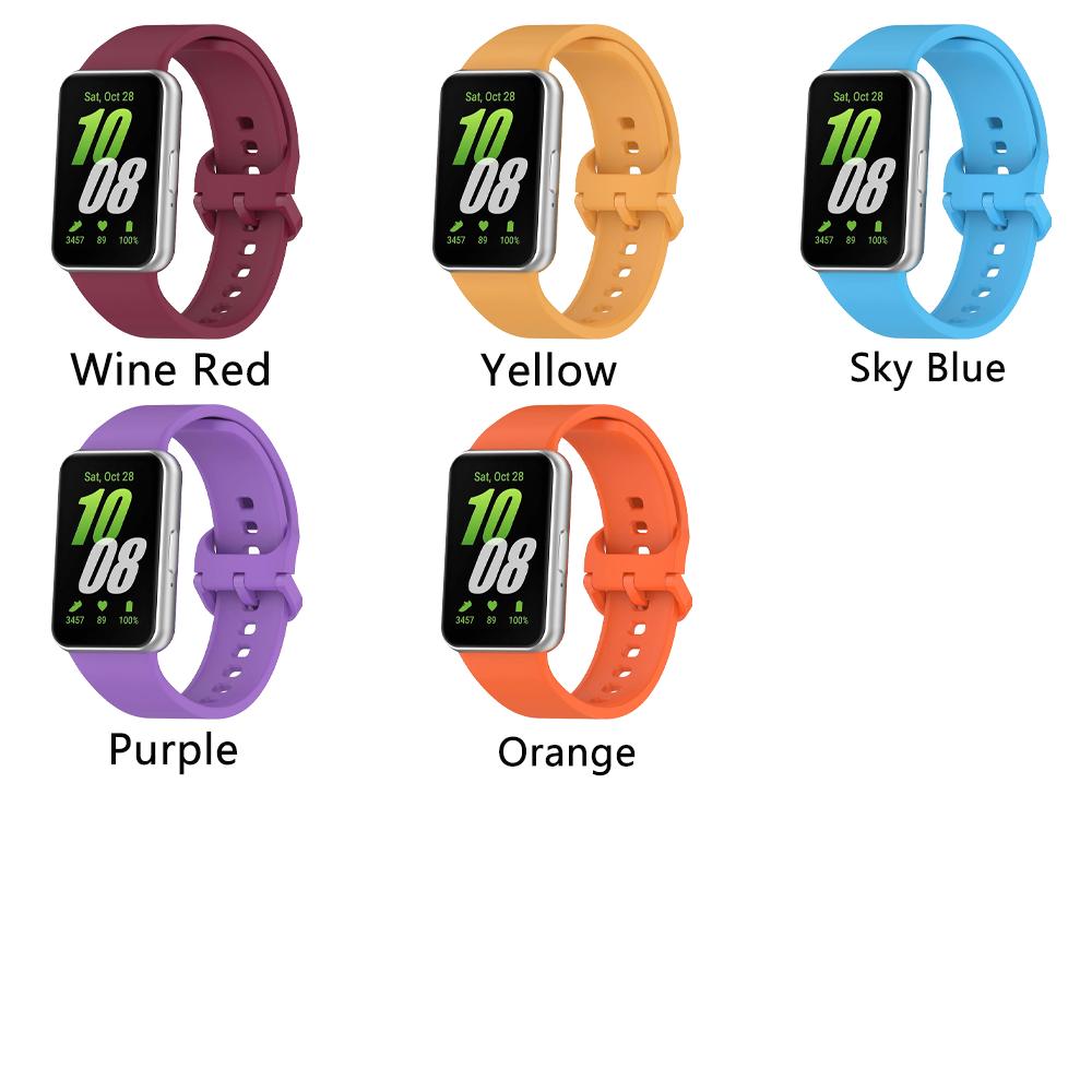 Silikonreim for Samsung Galaxy Fit 3 Sport Gummibånd Belte Armbånd Erstatningstilbehør for Samsung Galaxy Fit3 (1 STK BÅND)