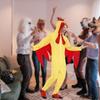 Chicken Costume Adult Animal Pajama for Party Supplies