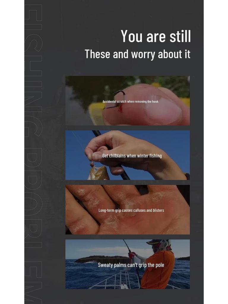 Warm Windproof Winter Fishing & Cycling Gloves for Men - Non-Slip, Touchscreen-Compatible, Fleece-Lined