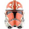 Casque de Clone Trooper, Masque Facial de Casque Dessin Animé Accessoires de Costume, Masque Facial d'Halloween Casque en PVC Film