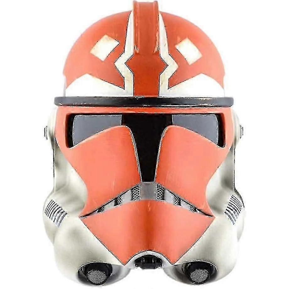 Casque de Clone Trooper, Masque Facial de Casque Dessin Animé Accessoires de Costume, Masque Facial d'Halloween Casque en PVC Film