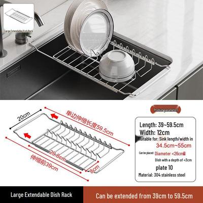 Expandable Kitchen Sink Dish Drying Rack