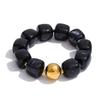 Acrylic Elastic Geometric Bracelet Resin Stack Hand Chain Trendy Square Beads Bracelet  Daily