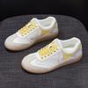 Women's Soft Bottom Small White Shoes Spring and Summer Large Size Shoes Hundred with Breathable Hollow De Training Shoes