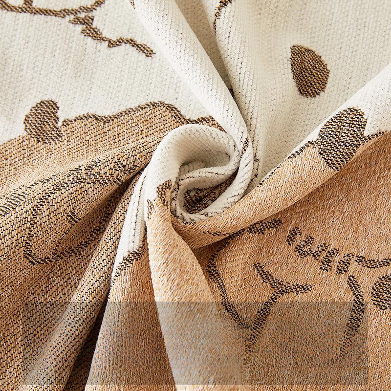 Cartoon Alpaca Double-Sided Sofa Cover Towel Chenille Non-Slip Sofa Cover Universal Cover Thickened Universal Sofa Towel Seat Cushions