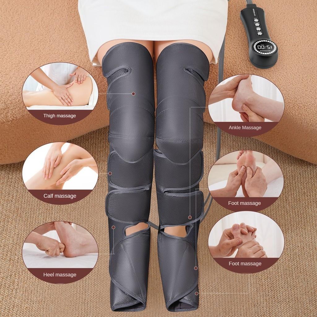 Air Wave Pressure Massager Long Airbag Vibration Heating Leg Massager Household Calf Massage Care Device